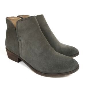 Splendid Hamptyn Women's Gray Suede Ankle Boots Size 6